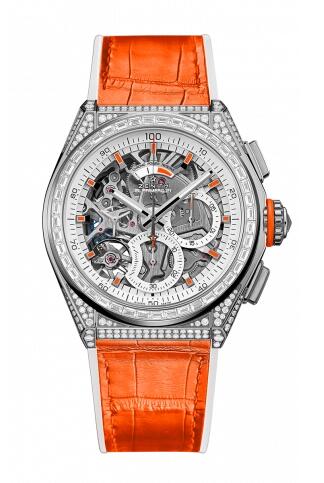 Replica Zenith Watch Zenith Defy El Primero 21 White Gold Skeleton 45.9002.9004/76.R591